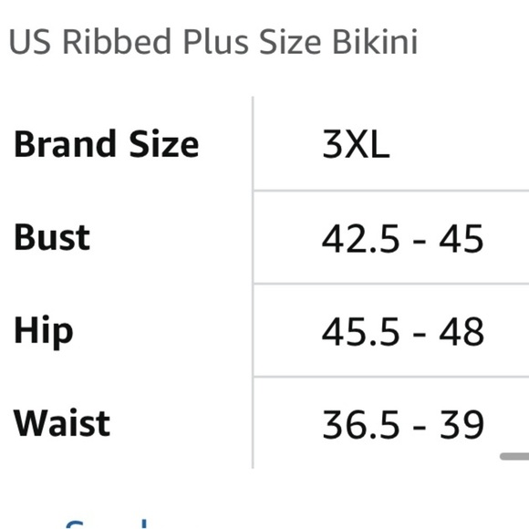 New⛱️ women’s XXXL Soft Ribbed two tone, blue gorgeous bikini - Picture 3 of 5